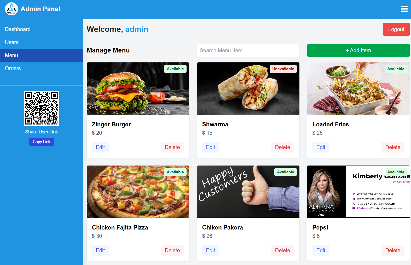 Restaurant Management System - Abiha Softo